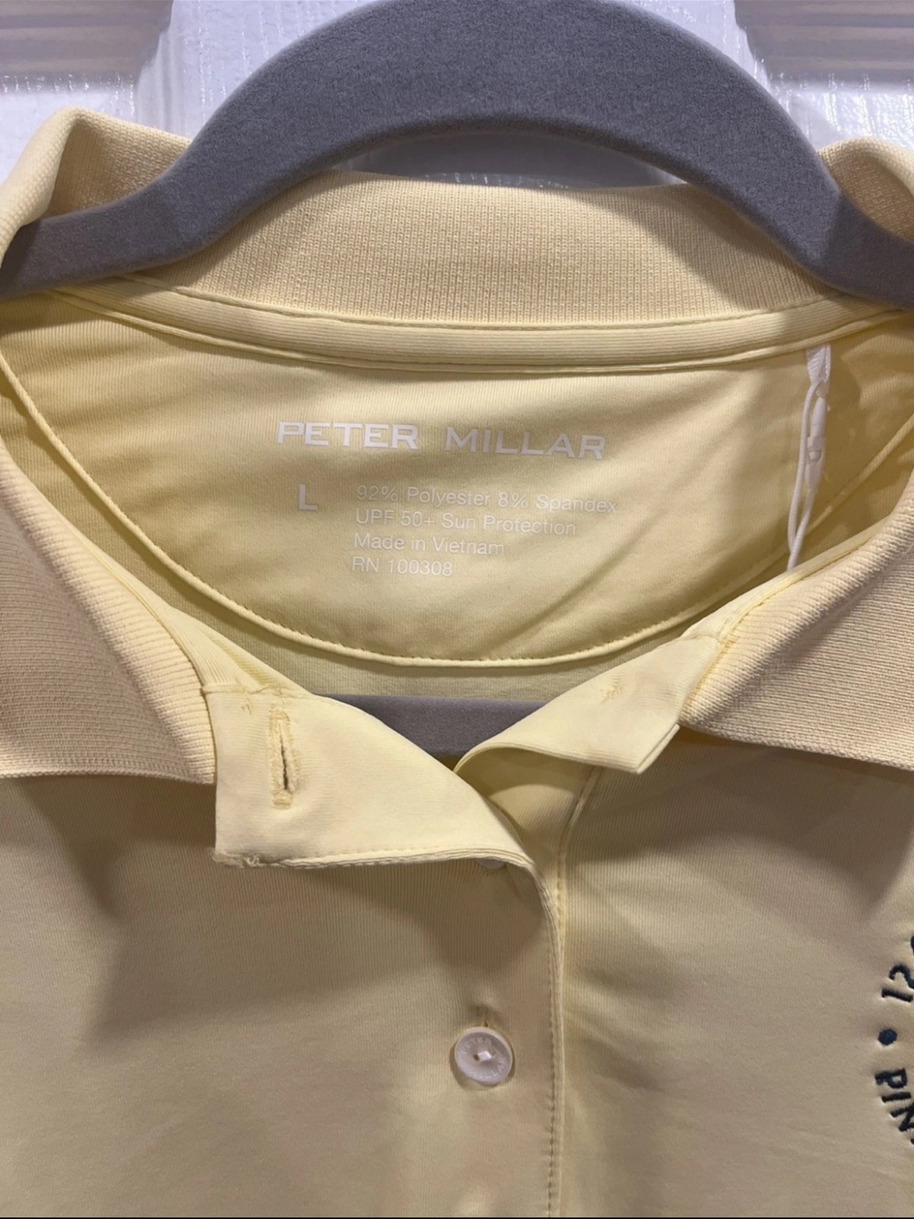 NWT Peter Millar 124th U.S. Open Pinehurst Golf Polo Shirt Women Sz S UPF 50 - Picture 5 of 7